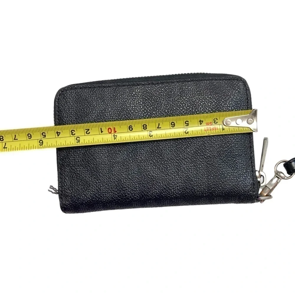 Michael Kors signature mk zipper clutch wristlet wallet